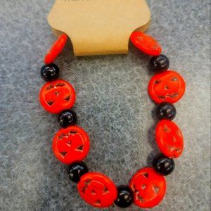 Halloween Pumpkin Stretch Bracelet